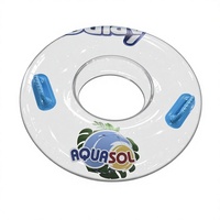 Bouée de natation gonflable transparente personnalisée en PVC pour adultes, idéale pour les parcs aquatiques portables et la pagaie