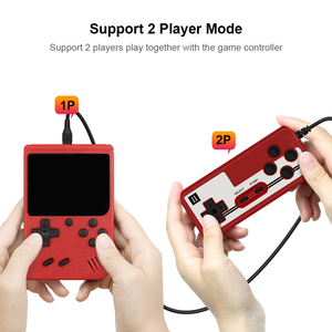 เครื่องเล่นเกมพกพาขนาด 3 นิ้ว 400 เกมเรโทรในเครื่องเดียว คลาสสิค 8 บิต จอ LCD สี สำหรับเด็กผู้ชาย เป็นของขวัญ - Product Image 3
