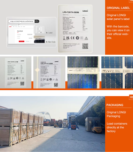 Module de production d'énergie photovoltaïque solaire à double face tout noir à haute efficacité 560W, efficacité de 24% - Product Image 5