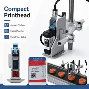 Imprimante jet d'encre industrielle en ligne, imprimante de marquage de codes par pulvérisation continue entièrement automatique pour chaîne de montage - Product Image 3