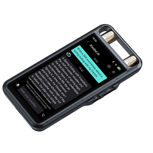 Resumen <span class=keywords><strong>de</strong></span> Ai Pantalla táctil HD <span class=keywords><strong>de</strong></span> 5,0 pulgadas Conexión WIFI Memoria grande M5 Grabadora <span class=keywords><strong>de</strong></span> voz <span class=keywords><strong>de</strong></span> traducción AI inteligente <span class=keywords><strong>para</strong></span> conferencias - Product Image 3