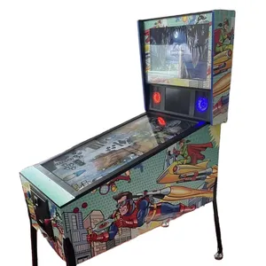 Máquina de pinball fluente de 4k 49 polegadas, moeda de entretenimento familiar operada com gráficos de arcade virtual