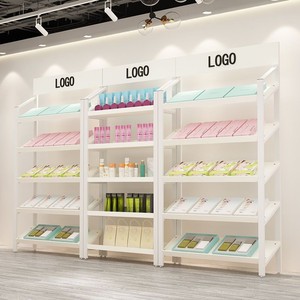 Zapatería Centro comercial Estante de exhibición para cosméticos Vino Camisas Bolsa Almacenamiento Elegante Gabinete Estante Idea de regalo - Product Image 4