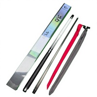 Queue de billard Cuetec SVB GEN 2 en fibre de carbone de haute qualité avec joint en acier inoxydable, fers de 11,8 mm/12,5 mm, design Tacos