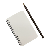 Carnet de notes personnalisé A6 en spirale, carnet de notes vierge pour étudiants, carnet d'adresse