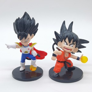 Collection japonaise très vendue, version Q, 7 pièces/ensemble, 8-10 cm, figurines en PVC Son Goku, Vegeta, Gohan, <span class=keywords><strong>Chichi</strong></span>, jouet d'anime - Product Image 3