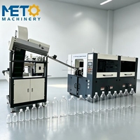 Machine de soufflage par étirage automatique à 2 cavités, machine économique pour la fabrication de bouteilles en PET pour l'eau potable, l'huile alimentaire et les cosmétiques