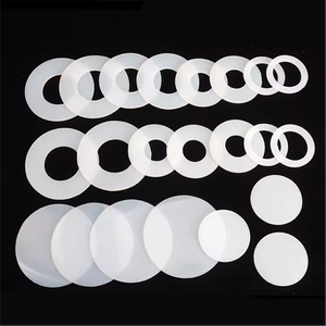 Joint en caoutchouc de silicone haute température, acier inoxydable, aluminium, <span class=keywords><strong>rondelle</strong></span> plate <span class=keywords><strong>pour</strong></span> étanchéité, taille personnalisée 50 mm, <span class=keywords><strong>rondelle</strong></span> isolante - Product Image 5