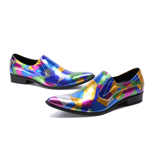 NA213-mocasines de piel auténtica para hombre, <span class=keywords><strong>zapatos</strong></span> informales Retro de diseño Original para oficina, boda y fiesta - Product Image 2