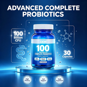 Probiotique Complet 100 Milliards d'UFC Haute Puissance Soutien Intestinal Quotidien 30 Capsules - Product Image 4