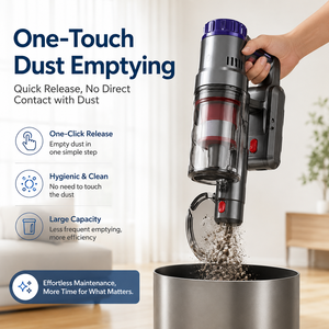 Cordless Handheld <b>Vacuum</b> Cleaner 22.5kPa Strong Suction BLDC Motor Lightweight Rechargeable <b>Vacuum</b> for Home Car Cleaning - Product Image 2