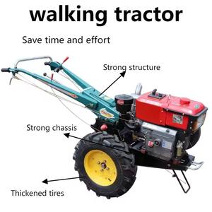 Traktor Mini 2WD untuk Pertanian, Kultivator Kebun dengan Gagang Starter untuk Traktor Pertanian - Product Image 1