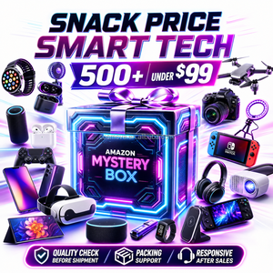 COSMOVA Boîte Mystère Électronique Avancée pour Cadeau de Festival Chanceux – 1 à 5 Pièces Aléatoires de Casques Sans Fil <span class=keywords><strong>GPS</strong></span> 5G Intelligents et Console de Jeu - Product Image 1