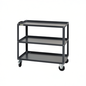 Carrito de Herramientas FG 106 C de Metal con 3 Estantes, Carrito Rodante de Almacenamiento Resistente para Taller - Product Image 2