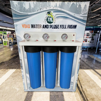 Cangkang Filter Air Plastik Transparan 20-Inci Harga Pabrik, Desain Jumbo 3-Tahap untuk Mesin Pengolahan Air