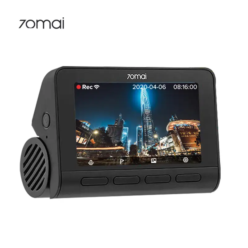 Versão Global 70mai 4k A800S caixa carro dvr traço cam GPS Gravador de carro câmera de Visão Noturna com 3D DNR