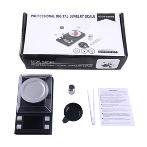 गहनों के तौल के लिए LCD डिस्प्ले और वज़न के साथ उच्च परिशुद्धता 0.001 ग्राम पोर्टेबल डिजिटल स्केल - Product Image 6