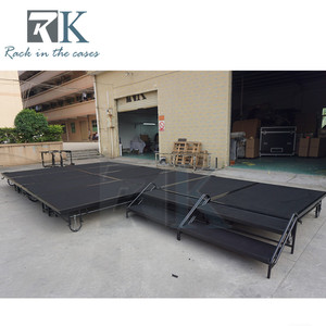 Escenario Portátil Plegable para Conciertos al Aire Libre, Plataforma para Eventos, Bodas, DJ, Sistema de Equipos para Actuaciones - Product Image 3