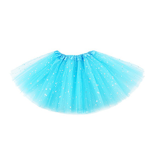 Adult Women's Tutu <strong>Skirt</strong> - 3-Layer Tulle Star &amp; <strong>Sequin</strong> Princess Puffy Party <strong>Skirt</strong> for Stage Performance Costume - Product Image 6