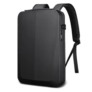 Toptan OEM ODM su geçirmez USB bagaj iş plastik sert kabuk bilgisayar sırt çantası