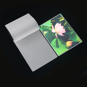 Hot bán bán buôn thăng hoa bọc Holographic 120 Sheets A4 Kích thước PET + EVA bộ phim kéo dài trong suốt cán Túi Phim - Product Image 1