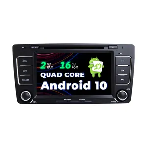 2Din אנדרואיד 10 רכב DVD GPS עבור סקודה אוקטביה 2 3 א 5 A5 Yeti2009 20102011 2012 2013 AutoRadio ראש יחידת ניווט מולטימדיה