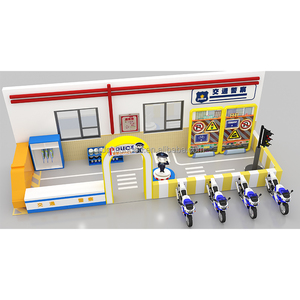 Trẻ em trong nhà sâ<span class=keywords><strong>n</strong></span> chơi mô phỏng lính cứu hỏa thanh trượt hai lớp trượt chữa cháy truy cập đường hầm mẫu giáo - Product Image 3