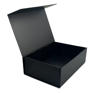 Custom Magnetic Suction Shipping <b>Box</b> for Fur <b>Socks</b> Garments-Rigid Cardboard Recycled Materials Customizable Size & Design - Product Image 1