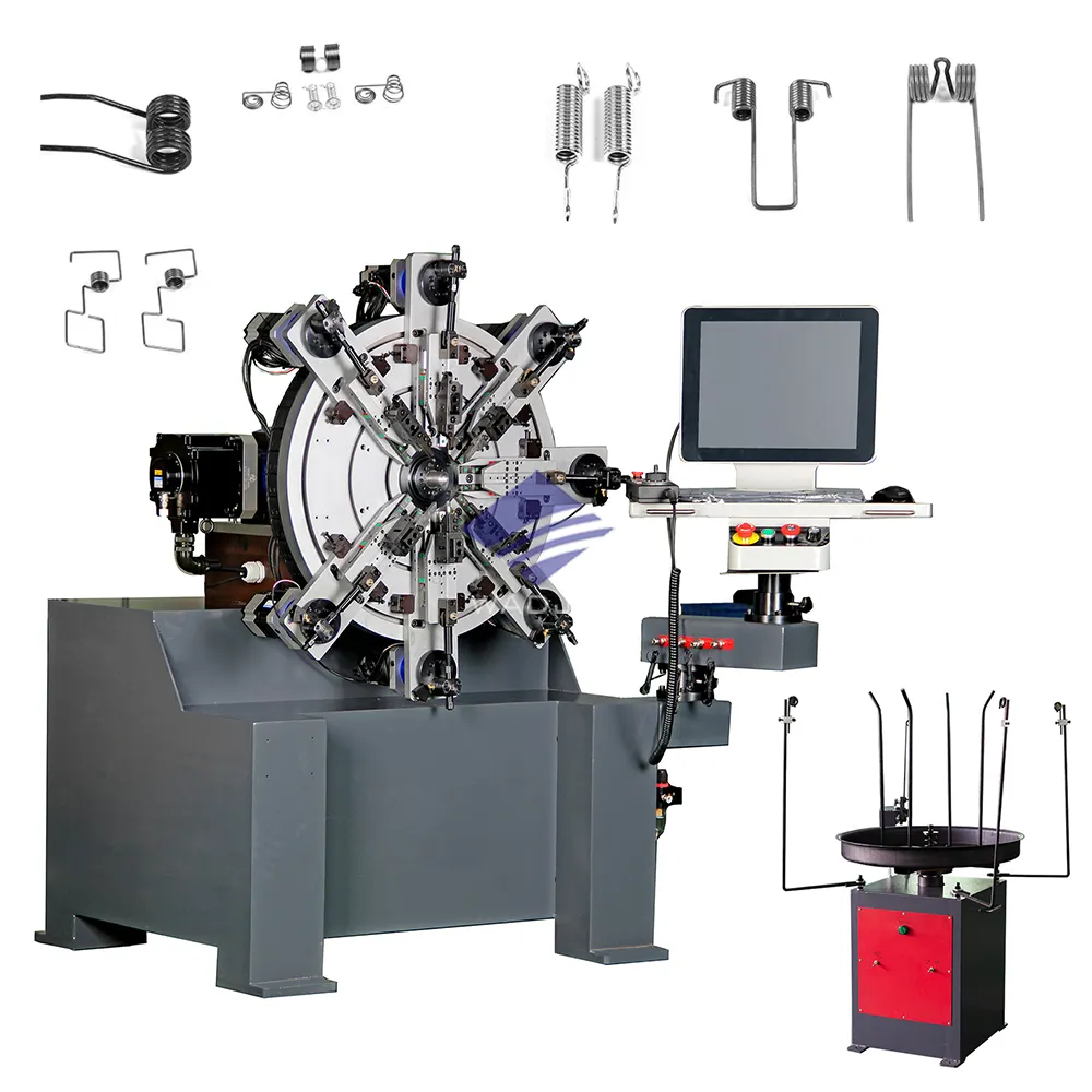 Camless Spring Equipment CNC Spring Machinery 10 Axis Servo 25 Spring Machine