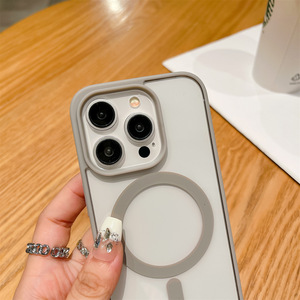 เคสโทรศัพท์อะคริลิคไร้สายแบบแม่เหล็กชาร์จไฟได้หรูหราสำหรับ iPhone 17 16 15 14 13 12 11 Pro - Product Image 5