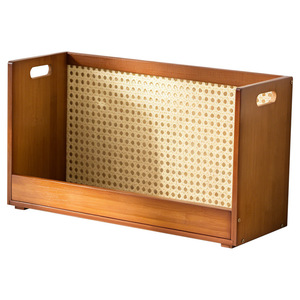 Bamboo <b>CD</b> Storage Box 50 Capacity <b>Standing</b> Type For Albums And Collectibles - Product Image 4