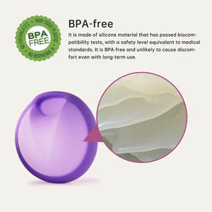 Disque menstruel réutilisable en <span class=keywords><strong>silicone</strong></span> médical souple, anti-fuite, disque de règles - Product Image 4