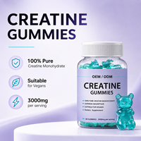 OEM Private Label Créatine Monohydrate Gummies 5000mg Par Portion Supplément Nutrition Sportive pour la Force et la Performance