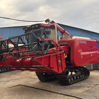 Ventes directes flambant neuf machines agricoles à châssis haut 2800mm longueur de travail LOVOL RG130EVO moissonneuse-batteuse à riz avec cabine