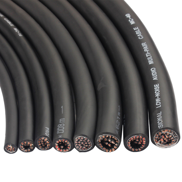 OEM Factory Professional 4/8/12/16/20/24/28/32 /40 Channel Multicore XLR Audio Snake Cable with Stage Box