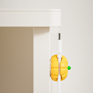 Organizzatore di Cavi a Forma di Zucca in TPR a 2 Canali, Gestione Cavi USB, Portacavi - Product Image 5