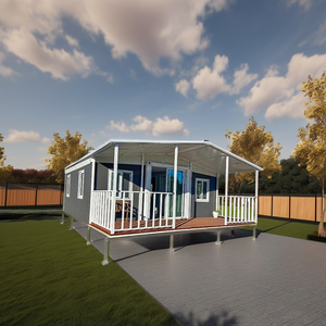 Casas prefabricadas expandibles de 20 pies y 40 pies, casas prefabricadas plegables de contenedores de envío, casa pequeña portátil de 2, 3 y 5 dormitorios - Product Image 2