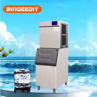 Machine à glaçons automatique refroidie par air 227 kg/24h pour bar, café, restaurant et usage commercial