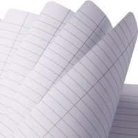 Fournisseur de cahiers d'exercices pour étudiants, couverture en papier personnalisée, cahier à lignes, papier offset, vente en gros