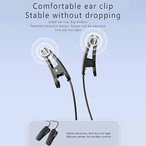 Dispositivo Portátil de Microcorriente para Ayudar a Dormir, Pulso Inteligente USB, Alivio del Insomnio y la Ansiedad, Clips para Orejas para Usar en el Auto, Hotel o al Aire Libre, Hecho de Plástico - Product Image 3