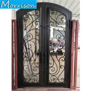 Puerta delantera de Casa de hierro fundido de alta calidad, venta al por mayor, todo tipo de puertas de <span class=keywords><strong>apartamento</strong></span> - Product Image 5