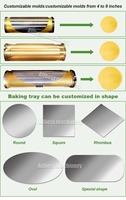 Machine professionnelle automatique pour la fabrication de crêpes, de gâteaux et de snacks pour restaurants et usines de production