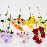 Bouquet de dahlias artificiels en soie en gros pour la décoration de la maison, des hôtels et des événements