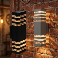 Lampes murales LED en aluminium pour extérieur, base E27, design moderne, décoration, lampe murale LED