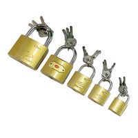 Bon marché, cadenas de sécurité en fer avec logo personnalisé, cadenas en laiton