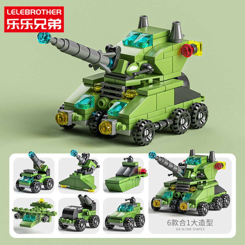 8612-5A Force Terrestre 6 en 1, 138 pièces