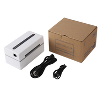 Impresora de Etiquetas Térmicas de 4 Pulgadas, 203DPI, USB, Creador de Etiquetas de Códigos de Barras, 25-108mm, para Almacén, Oficina, Tienda