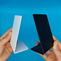 Support NFC 213 Google Review personnalisé en PVC étanche, programmable en usine, avec code QR et connexion sans contact 13,56 MHz pour réseaux sociaux