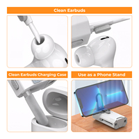 Kit de nettoyage électronique portable 8 en 1, nettoyeur d'écran multifonctionnel pour écran d'ordinateur, clavier, écouteurs, téléphone