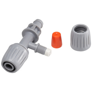 Système d'irrigation goutte à goutte intégré à atomisation unique en plastique 16PE, orange, pour l'arrosage des fleurs à domicile, série de jardinage divisé - Product Image 5